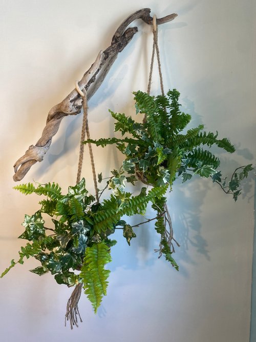 藍綠社 【苔球編織麻繩】不含植物/ 室內植物