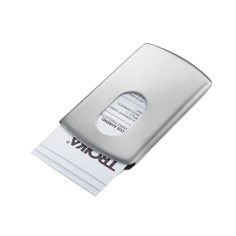 不銹鋼單手滑動名片夾(不銹鋼原色) - 名片夾/名片盒 - 不鏽鋼 銀色