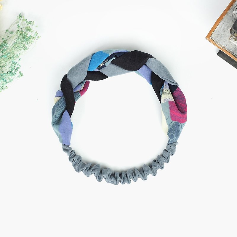 Hairband Headband - Hair Accessories - Cotton & Hemp Blue