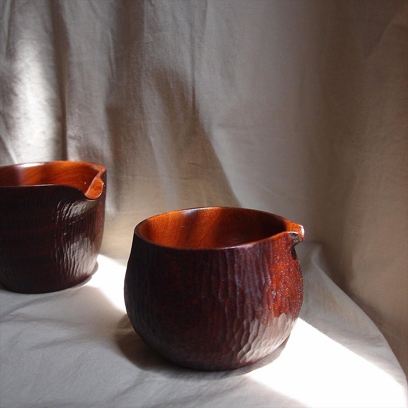 Order-to-Order—Piankou Pot Fair Cup Sharing Pot - แก้ว - ไม้ สีนำ้ตาล