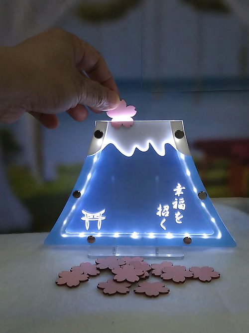 Mini Hands -客製化個人禮物- 富士山 迷你版 LED 小夜燈