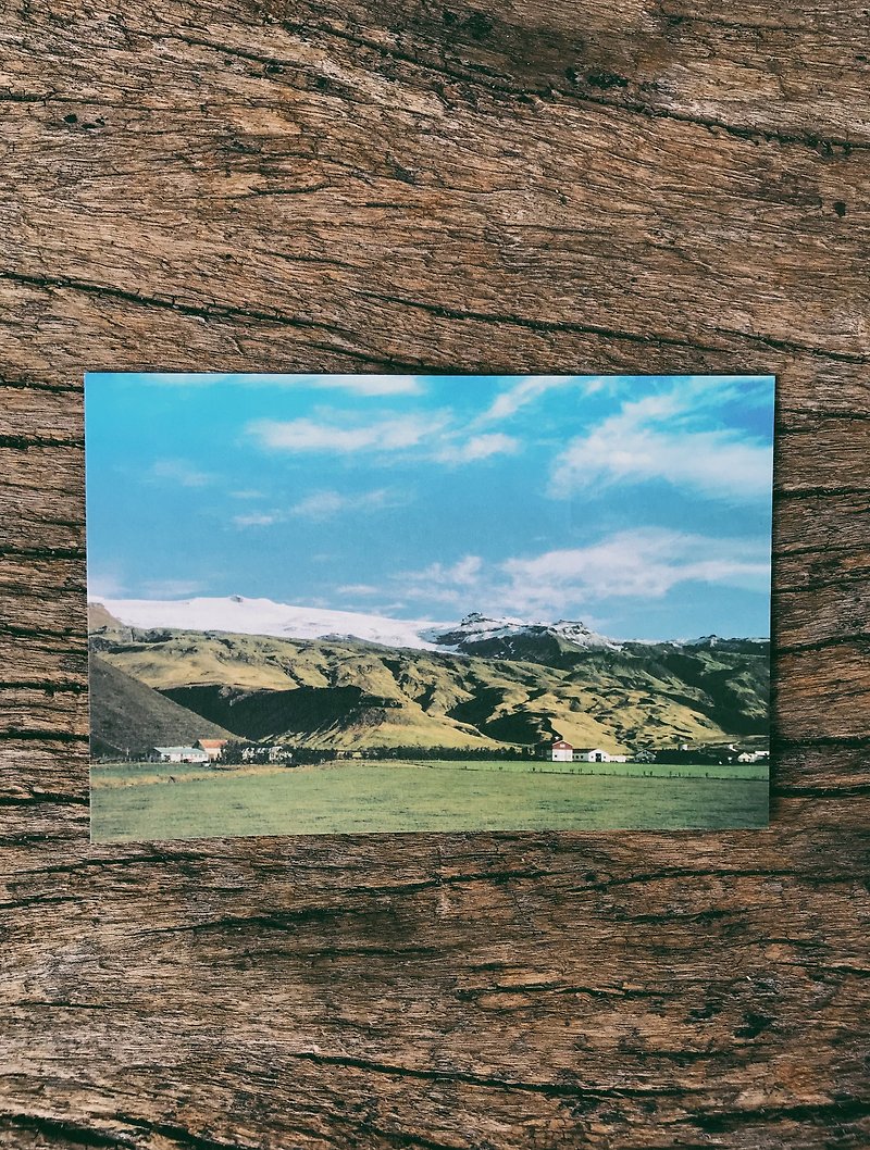世界的風景。你的冰島 我的青青的島  攝影明信片 青青的島 - 心意卡/卡片 - 紙 