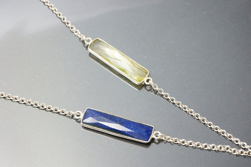Balancewood Lapis Lazuli International 925 Sterling Silver Bracelet Light Jewelry - สร้อยข้อมือ - เงินแท้ 
