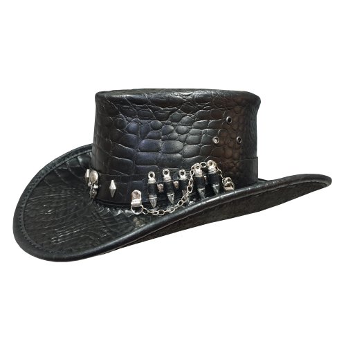 Wallets And Hats 4 U Crocodile Hunters Cowboy Leather Hat