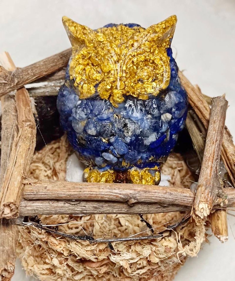 Guardian Owl Ogan - ของวางตกแต่ง - ทองแดงทองเหลือง 