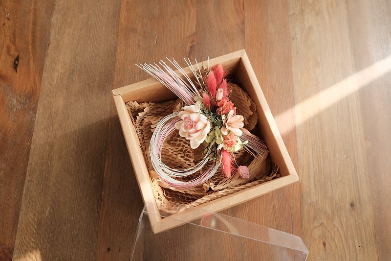 Dear All florist New Year's Housewarming Celebration Fragrance Notes - Dried Flowers & Bouquets - Plants & Flowers Pink