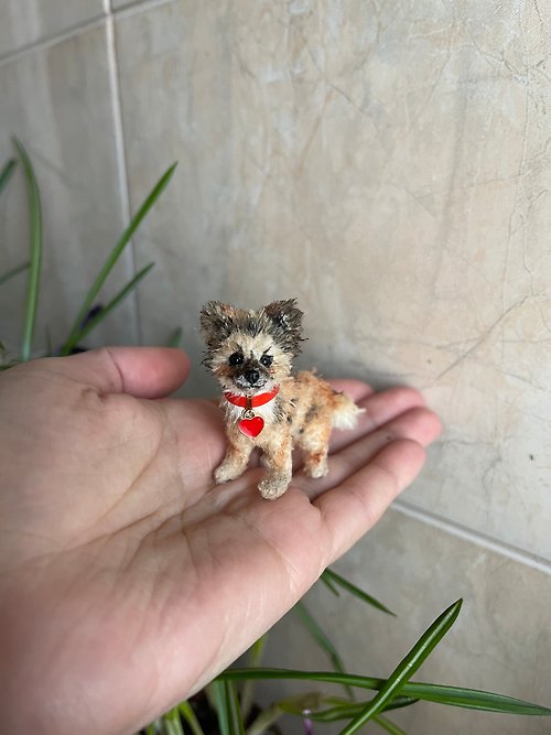 HeyMiniToysnVINTAGE Miniature realistic dog custom puppy 1 to 6 scale ooak pet replica dollfriend