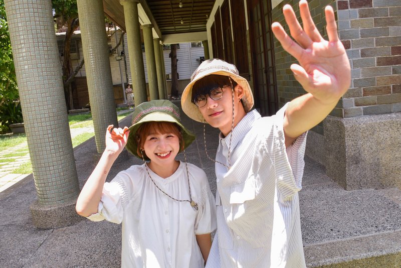 ナイロン防水バケットハット グリーン - 帽子 - 防水素材 