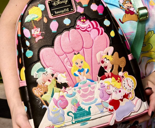 Loungefly popular Alice In Wonderland Tea Cake Mini Backpack