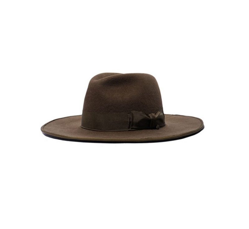 H.W.Dog&Co. Front-W-11長簷西部中折帽(兩色) - 帽子 - 其他材質 多色