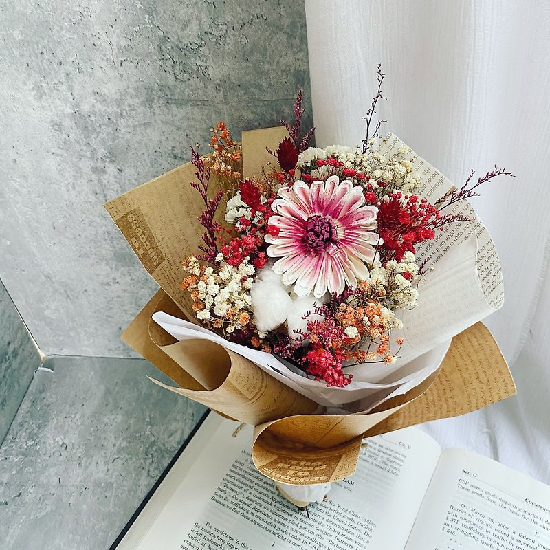 [Graduation Bouquet] College of Engineering|Civil, Mechanical and Chemical Engineering|Construction|Materials|Environmental Engineering|Medical Engineering - Dried Flowers & Bouquets - Plants & Flowers Khaki