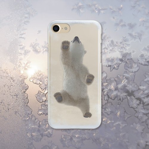 OneLittleForest 北極熊-如履薄冰-防摔透明軟殼- iphone 系列 , Samsung, Android