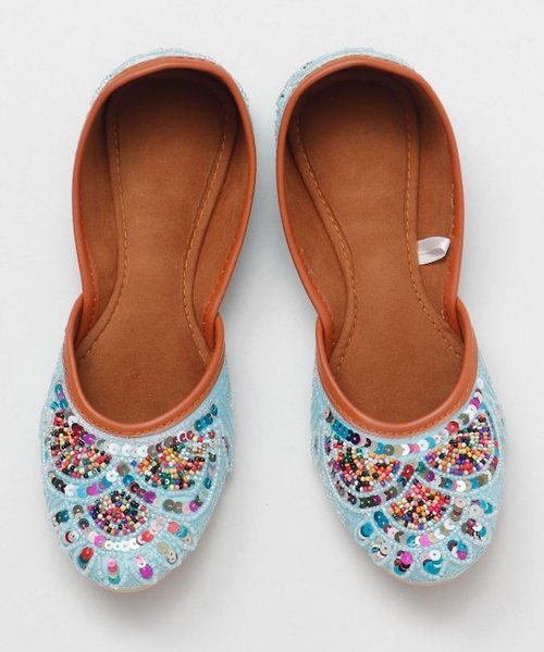 Saibaba Ethnique 【熱門預購】華麗滿版刺繡珠飾平底鞋 娃娃鞋 (5色) IRJP4601