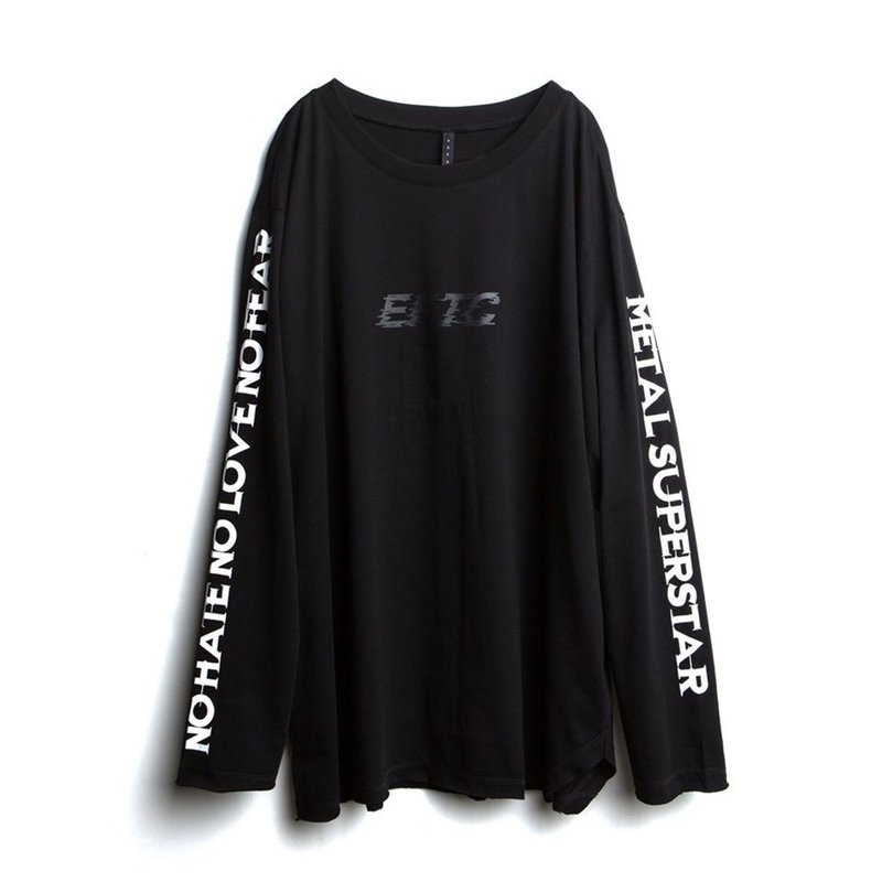 EFTC Tee - 男 T 恤 - 棉．麻 黑色