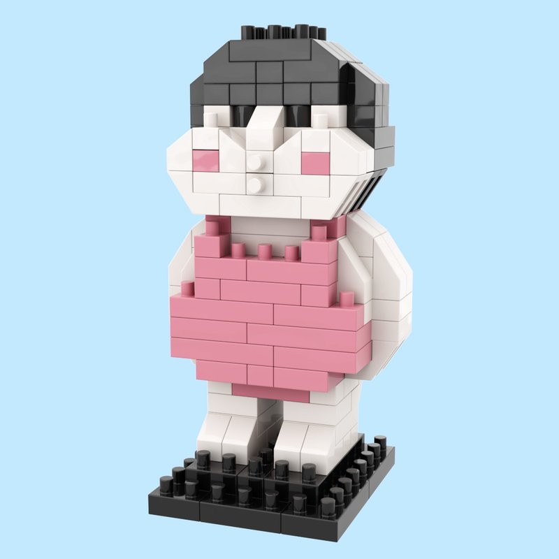 Archbrick x Cheeky Cheeky 厚面女積木 Nanoblock - 公仔/玩偶 - 塑膠 多色
