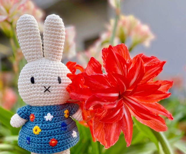 miffy - ウィンターミッフィーマスコット＆チェリードレスマスコット ディック・ブルーナ]miffy and tulips ぬいぐるみ・マスコット