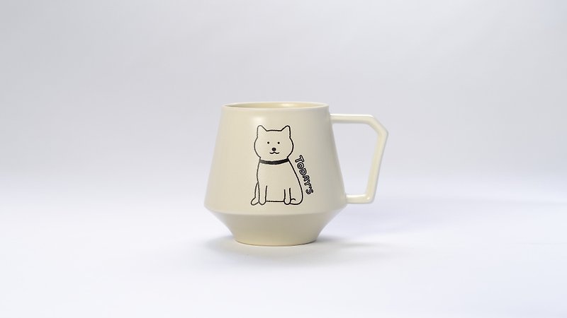 39Arita x ICELOLLY Mug Cup (dog) - 咖啡杯 - 陶 白色