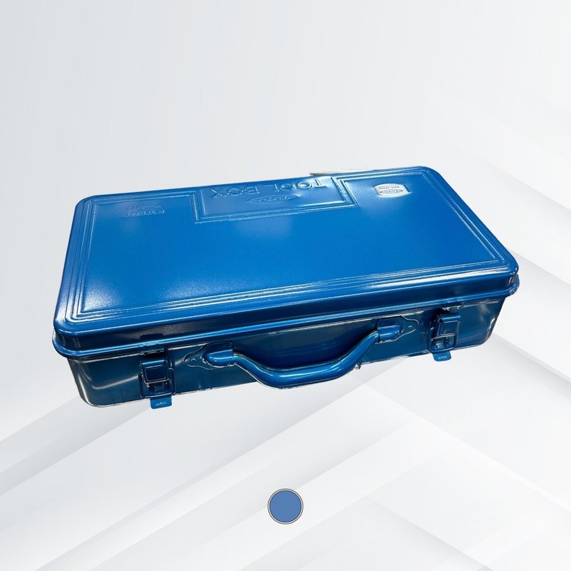 Japan TOYO steel single-layer portable storage box T-410-blue - ชั้นวาง/ตะกร้า - โลหะ สีน้ำเงิน