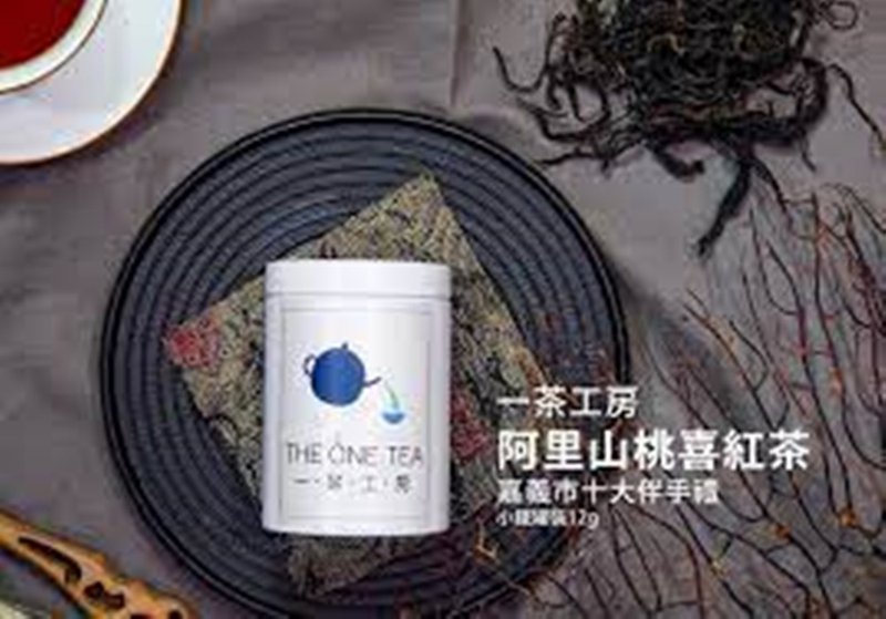 桃喜紅茶/阿里山紅茶 小鐵罐裝12g - 茶葉/茶包/水果茶 - 新鮮食材 白色
