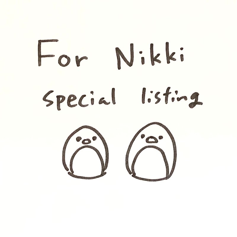 For Nikki - 公仔模型 - 木頭 