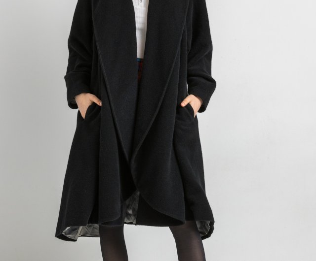 Lambswool Coat Women Vintage 80s winter coat long winter Lambswool Coat Women Vintage 80s winter coat long winter