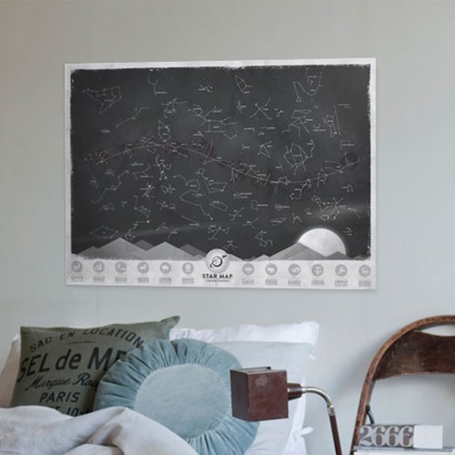 EPOCHSIA 夏潮選物 【盒損品】英國 Luckies 我.旅行.下一站 - 螢光星空地圖