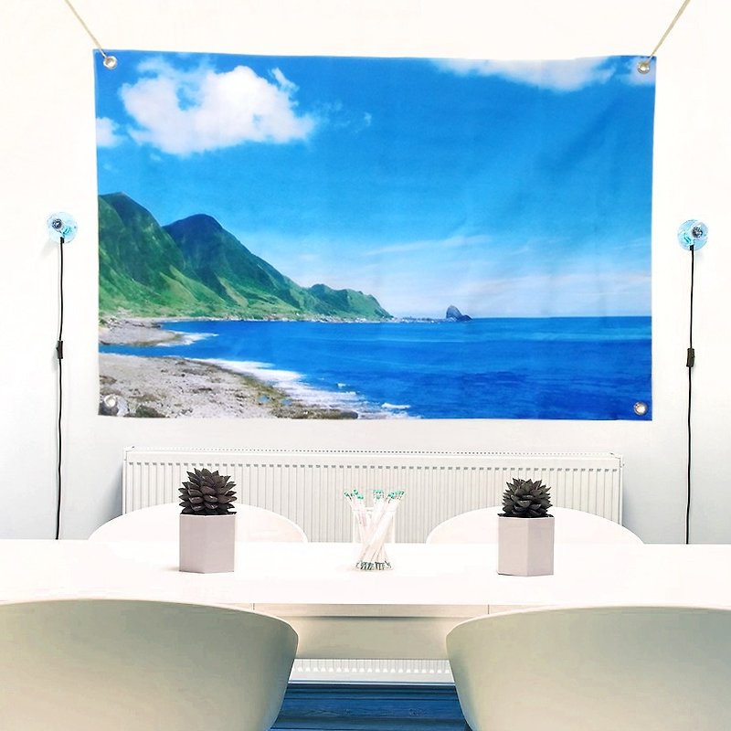[Customized] Hanging Cloth/Lanyu/Photo - Posters - Other Materials Blue