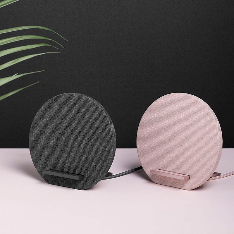 DOCK WIRELESS CHARGER - Phone Charger Accessories - Polyester Pink