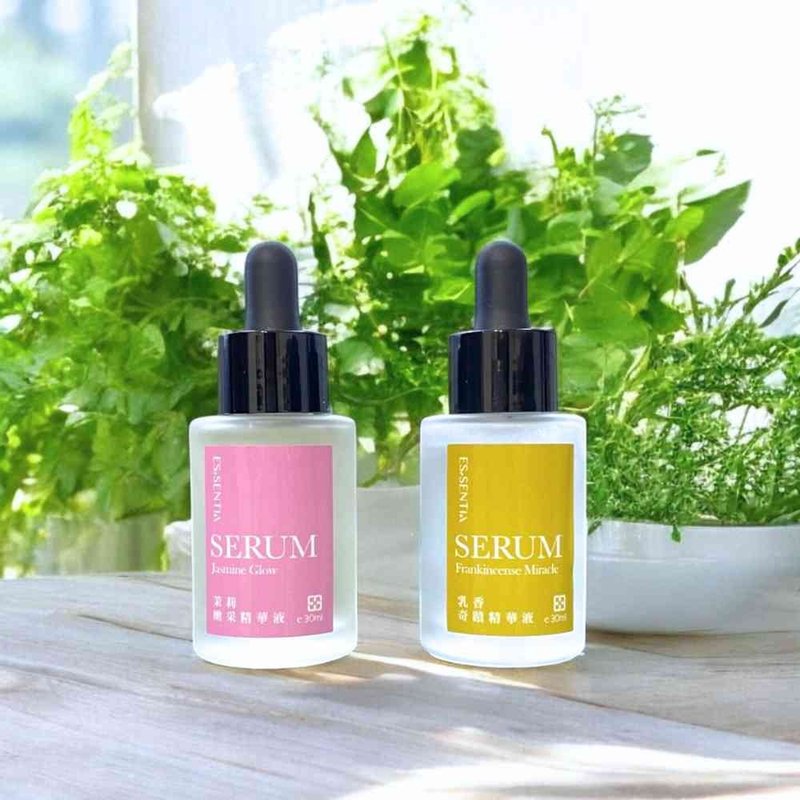 Anti-aging Glow Serum Set | Moisturize. Soothe. Brightening. Vegan. - Essences & Ampoules - Concentrate & Extracts Transparent