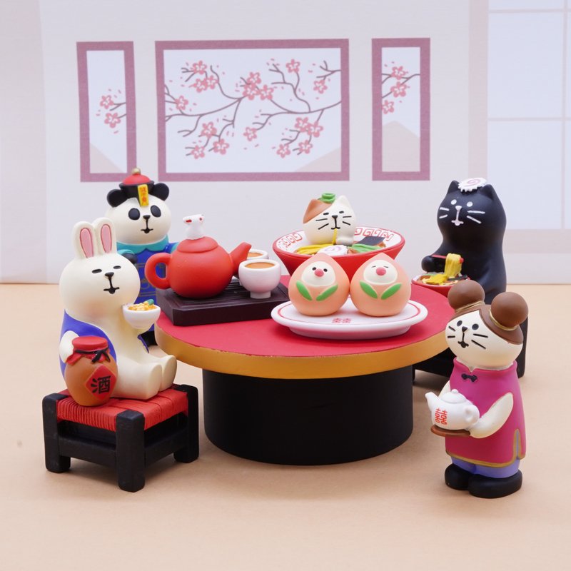 日本Decole Concombre - 中華料理系列 - 擺飾/家飾品 - 樹脂 