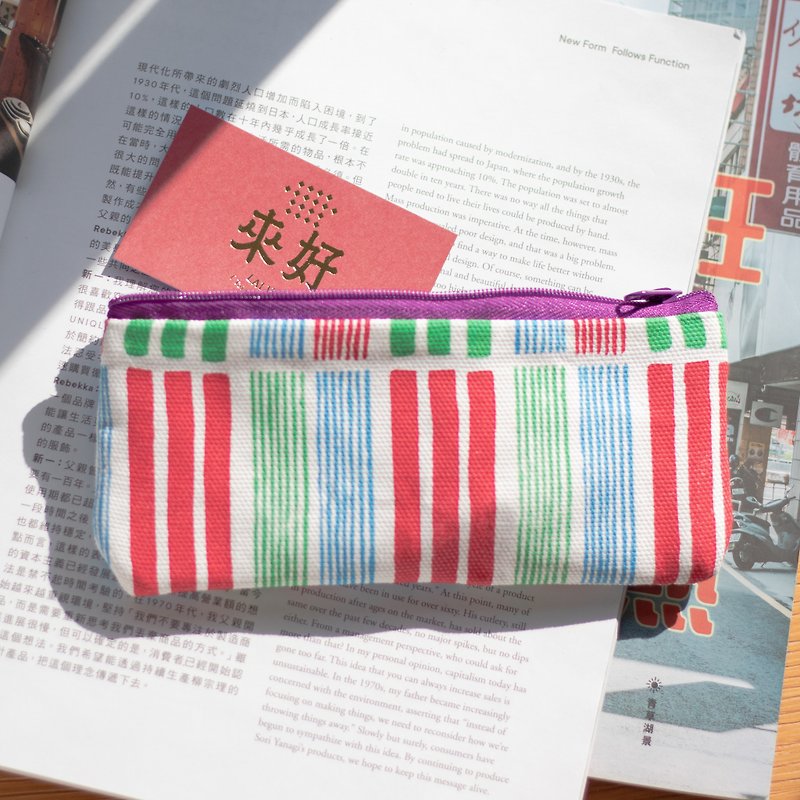【LAI HAO】 Ka-Tsi Style-Pen Holder (Stripe/Cross/Square/ Trapezoid) - กระเป๋าเครื่องสำอาง - วัสดุอื่นๆ 