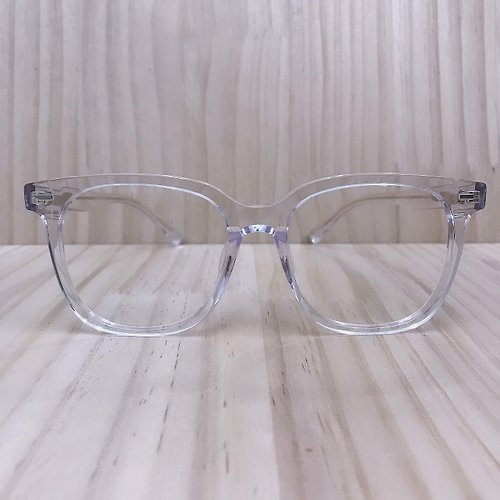 EGlasses。眼鏡物語 站內最高等級UV420濾藍光0度眼鏡│高密度板材透色超質感大方框