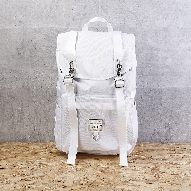 2016RITE 軍袋包(L)║尼龍白║ - 後背包/書包 - 防水材質 白色