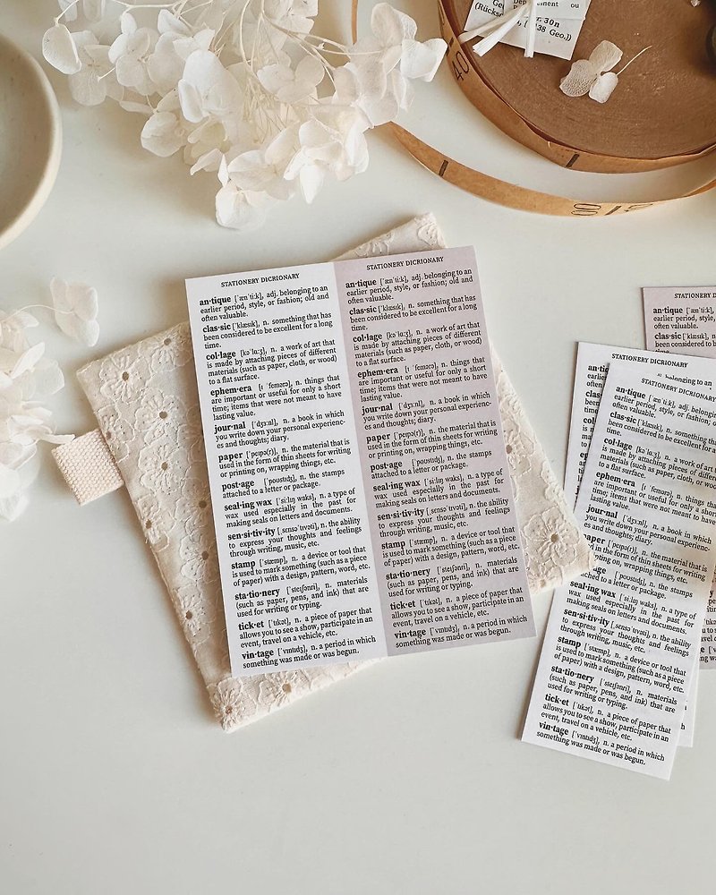 Stationery dictionary notepad - สมุดบันทึก/สมุดปฏิทิน - กระดาษ ขาว