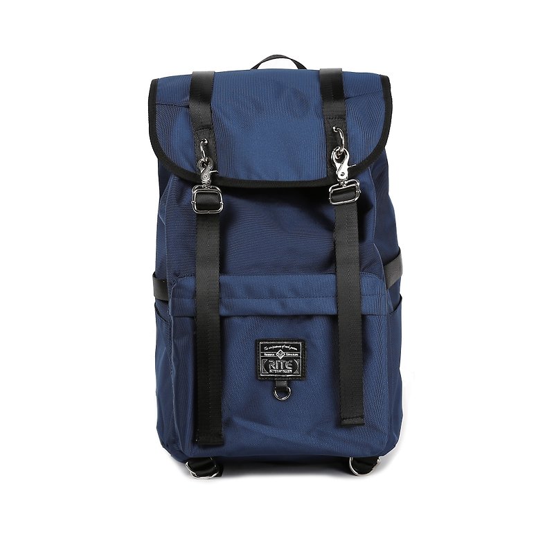 2016RITE 軍袋包(L)║尼龍丈青║ - 後背包/書包 - 防水材質 藍色