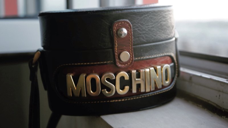 Moschino古著斜挎包 - 側背包/斜孭袋 - 真皮 黑色