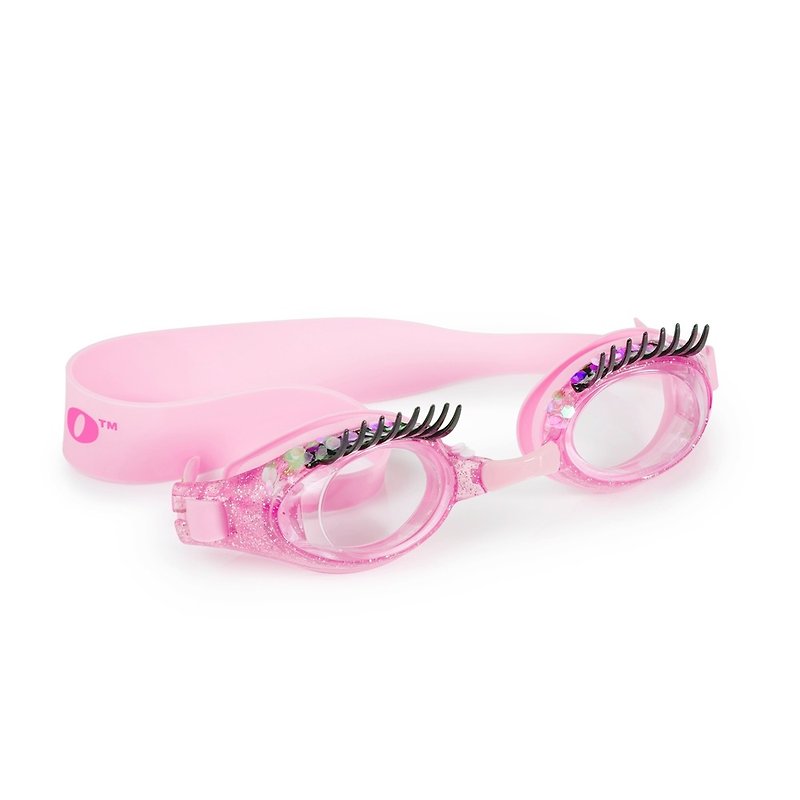 美國Bling2o 兒童造型泳鏡 睫毛彎彎-粉紅色 - 嬰兒/兒童泳衣 - 塑膠 粉紅色