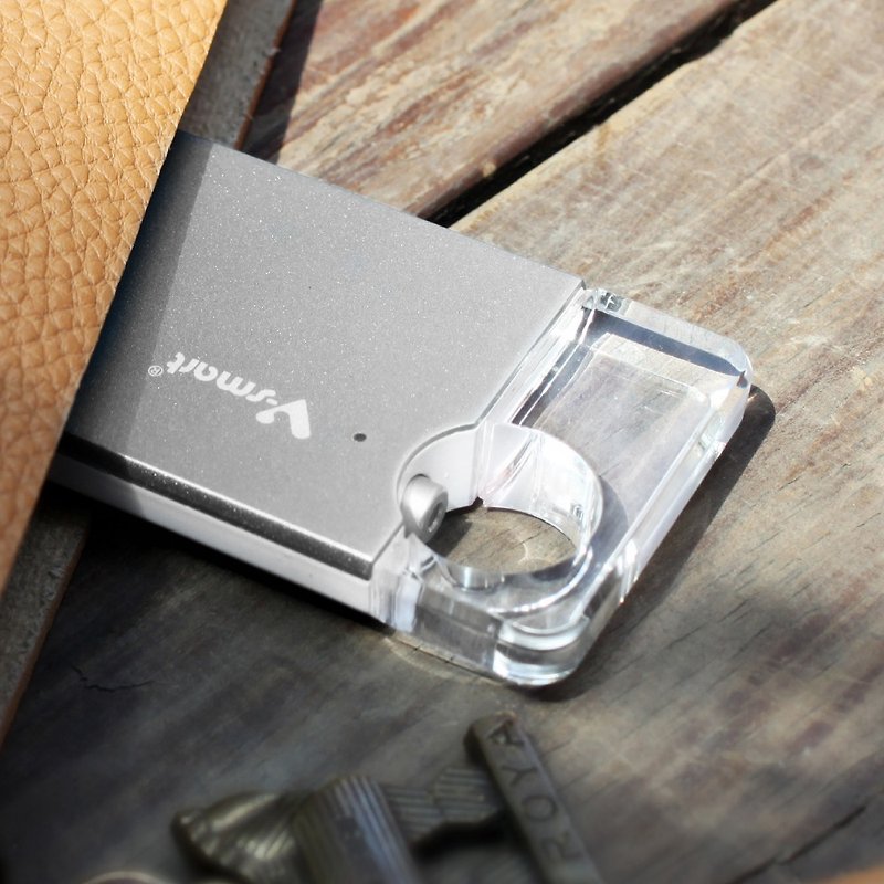 攜帶式迷你雲 5G WI-FI 無線隨身碟 64GB-星鑽銀 - USB 手指 - 塑膠 銀色