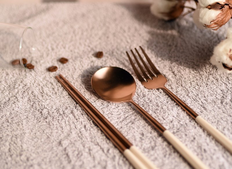 [Special offer with minor flaws] 304 Stainless Steel xiaolongbao tableware | spoons, chopsticks, forks - ช้อนส้อม - สแตนเลส 