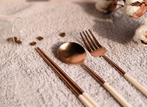 Timestone Goods 石代 【微瑕特惠】304不鏽鋼小籠包餐具 | 湯匙、筷子、叉子