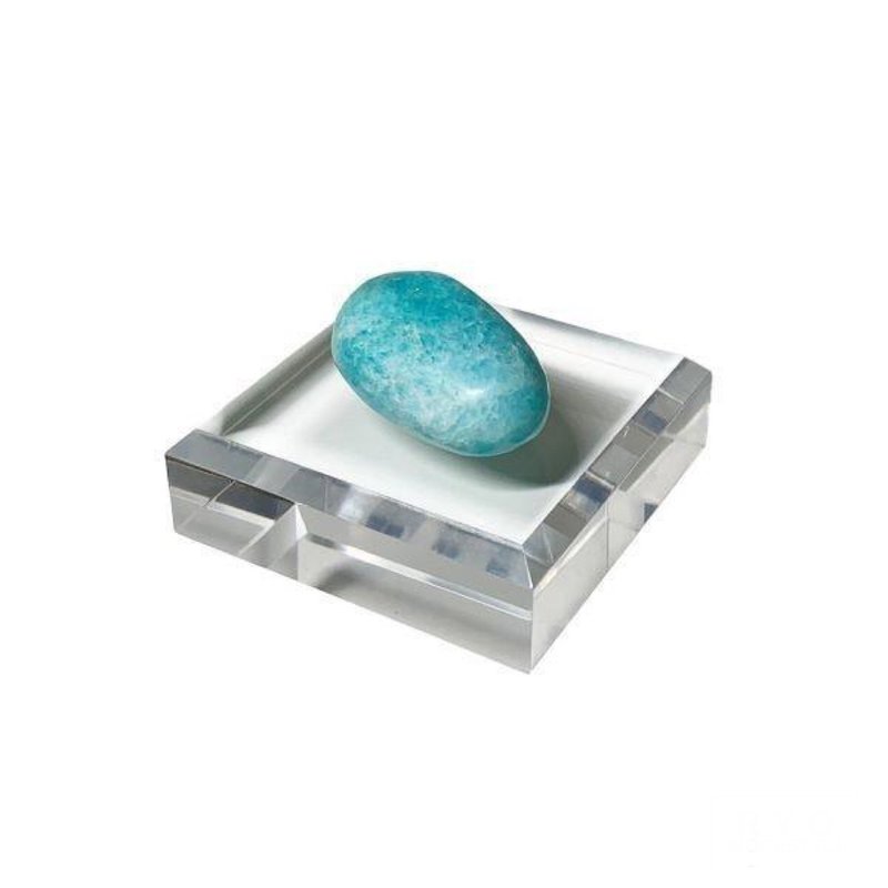 アクリルブロック 高級 面取り SLOPE w50×50×H15mm 2枚セット - 居家收納/收納盒/儲物盒 - 壓克力 透明