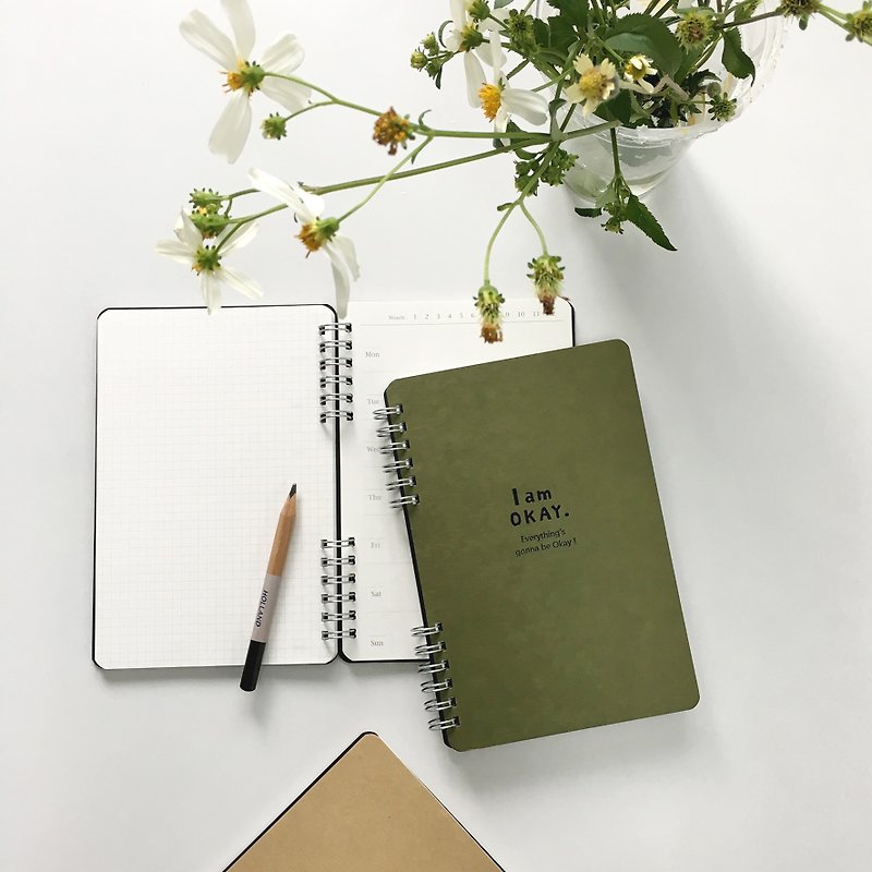 Berger Stationery x I am Okay【Weekly Planner-25K】Four Colors - Notebooks & Journals - Paper Multicolor