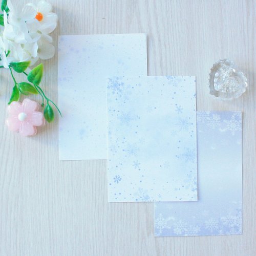 Danhong Oriental background paper Crystal snow flake