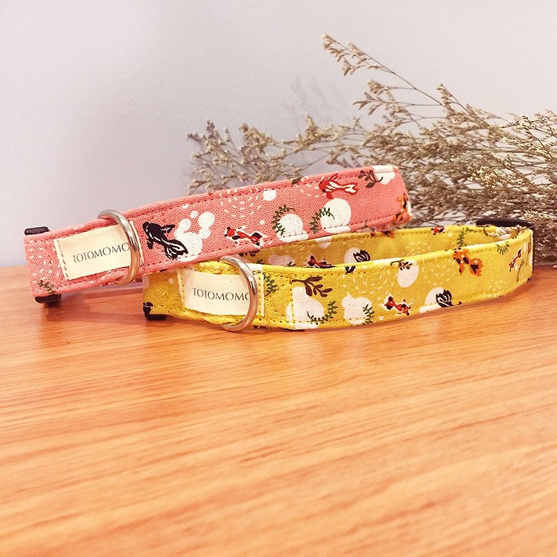 Goldfish dog collar - Collars & Leashes - Cotton & Hemp Multicolor
