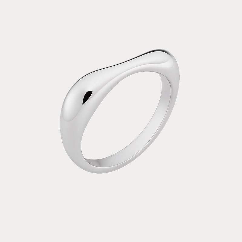 dashbrand DJ05-RG Melt Ring (Minimal Jewelry) silver925 - 戒指 - 純銀 銀色