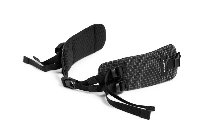 LIGHTZIP Waist Strap 可拆式加厚腰帶 - 後背包/背包/書包 - 尼龍 黑色