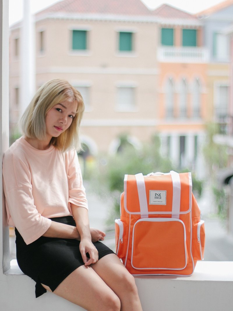 CLASSIC BACKPACK / ORANGE - 後背包/背包/書包 - 防水材質 橘色