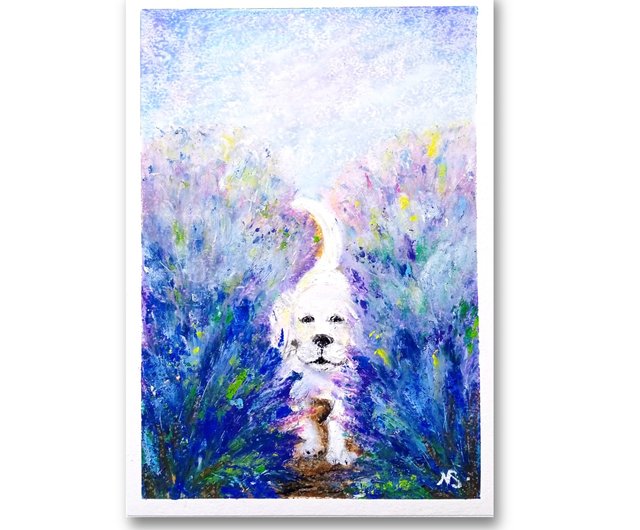 画家の絵 パステル画