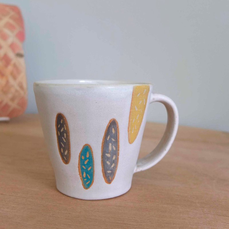 芸術品や工芸品はコーヒーカップを落書き - グラス・コップ - 陶器 