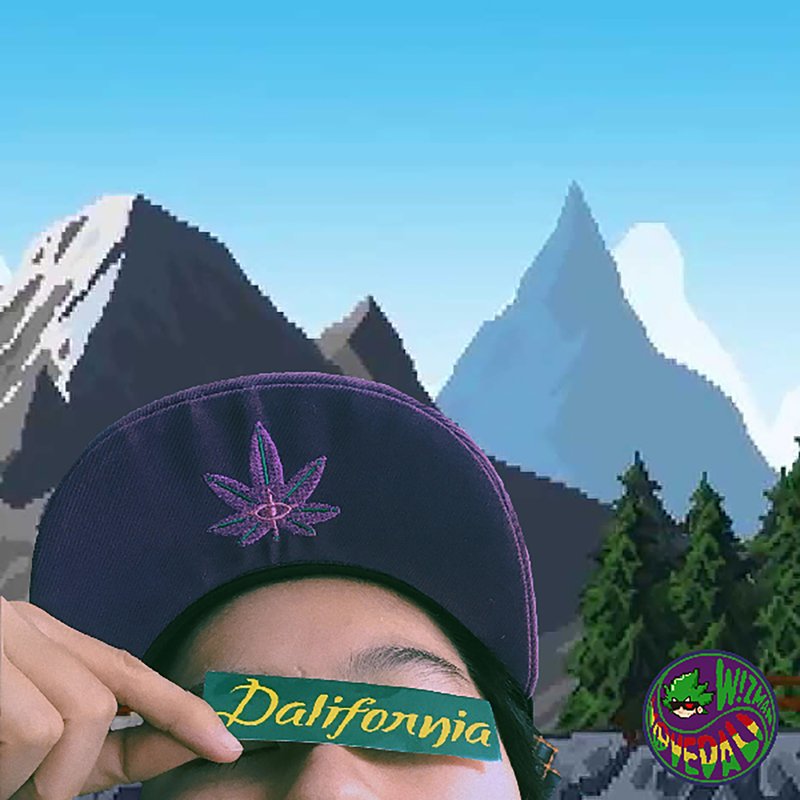 WIZMAN X LOVEDALI 四耳靈原創設計棒球帽 - 帽子 - 棉．麻 